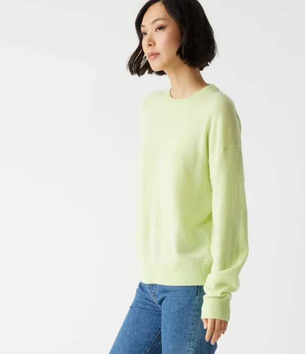 Michael Stars Celeste Crew Neck Cashmere Sweater- Sweaters & Cardigans