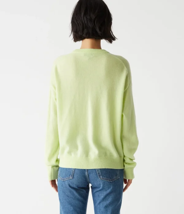 Michael Stars Celeste Crew Neck Cashmere Sweater- Sweaters & Cardigans
