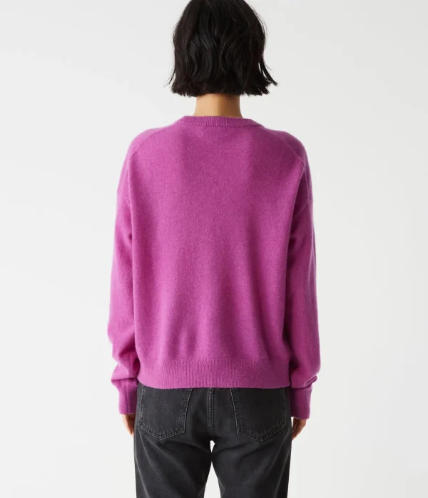 Michael Stars Celeste Crew Neck Cashmere Sweater- Sweaters & Cardigans