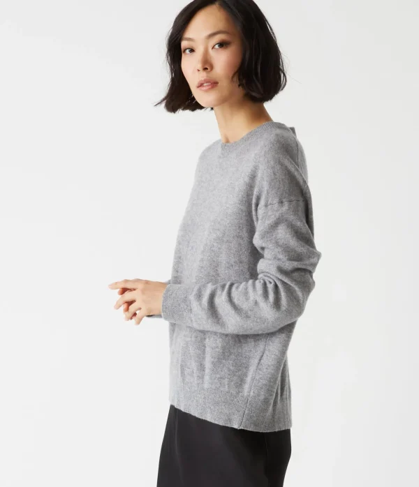 Michael Stars Celeste Crew Neck Cashmere Sweater- Sweaters & Cardigans