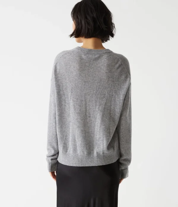 Michael Stars Celeste Crew Neck Cashmere Sweater- Sweaters & Cardigans