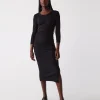 Michael Stars Christina Ribbed Midi Dress- Dresses | Midi Dresses