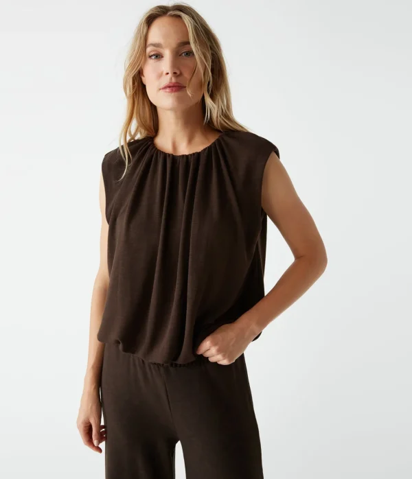 Michael Stars Cindy Bubble Top- Tops, Blouses & Shirts | T-Shirts
