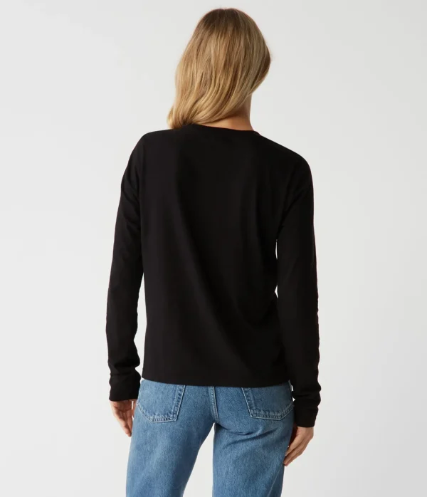 Michael Stars Clarissa Long Sleeve Tee- T-Shirts | Daily T-Shirts