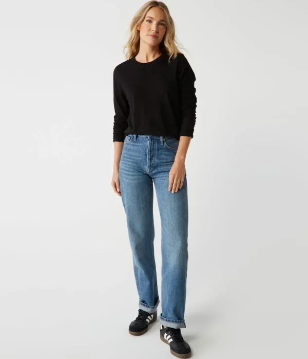 Michael Stars Clarissa Long Sleeve Tee- T-Shirts | Daily T-Shirts