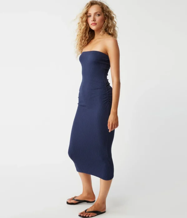 Michael Stars Cobie Strapless Midi Dress- Dresses | Midi Dresses