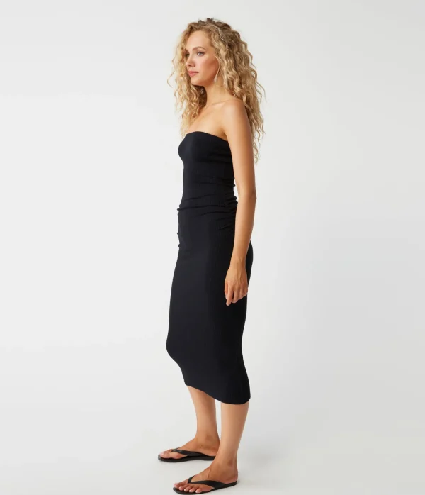 Michael Stars Cobie Strapless Midi Dress- Dresses | Midi Dresses