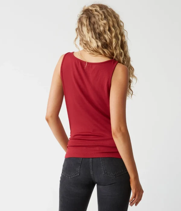 Michael Stars Coco Ruched Tank- Tank Tops | Ultra Rib T-Shirts