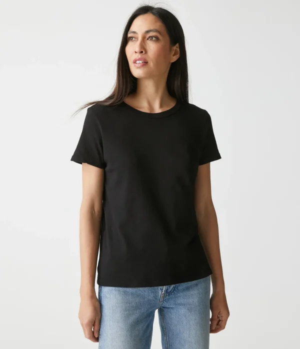 Michael Stars Colleen Crew Neck Tee- T-Shirts