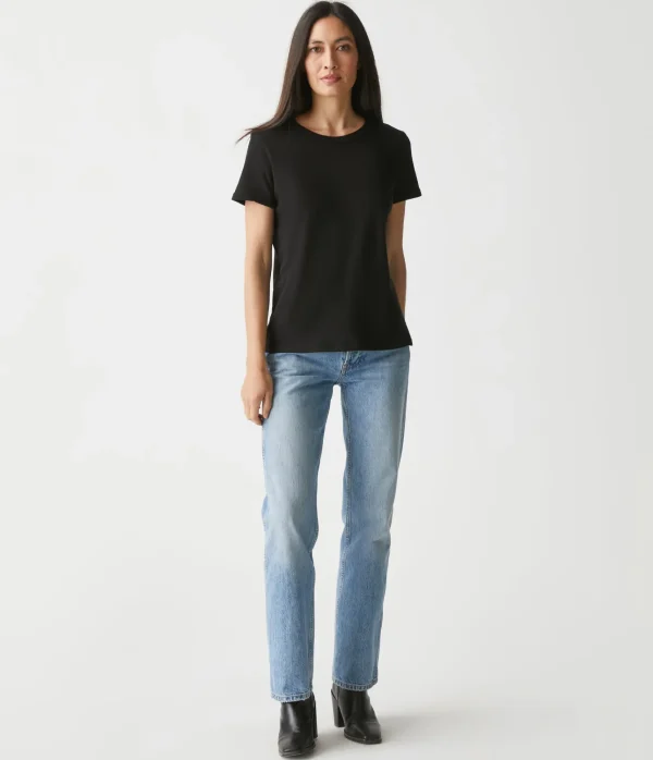 Michael Stars Colleen Crew Neck Tee- T-Shirts