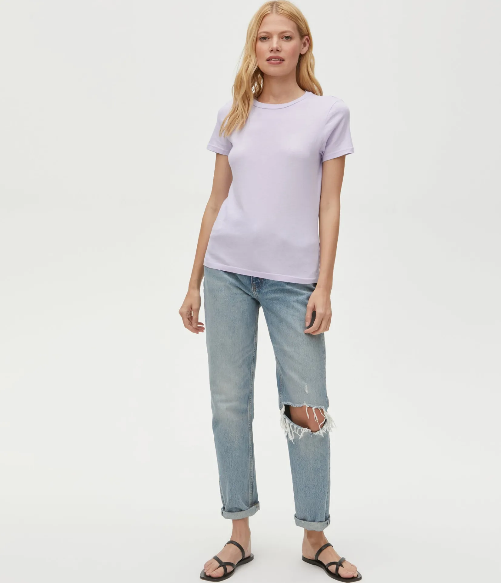 colleen_crew_neck_tee_17.webp Michael Stars Colleen Crew Neck Tee- T-Shirts