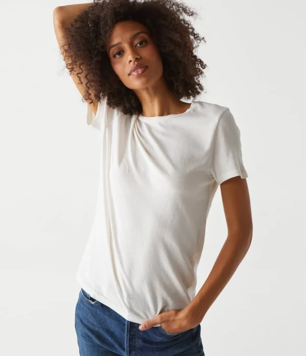 Michael Stars Colleen Crew Neck Tee- T-Shirts