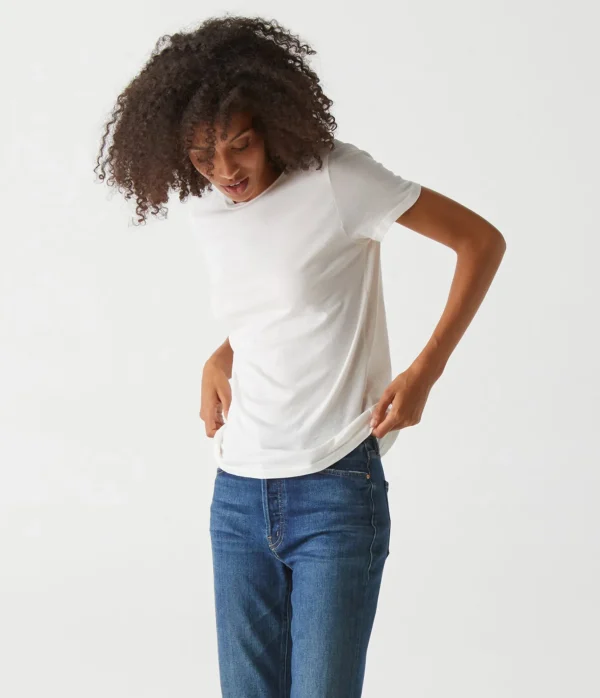 Michael Stars Colleen Crew Neck Tee- T-Shirts