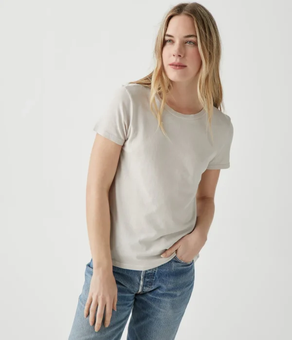 Michael Stars Colleen Crew Neck Tee- T-Shirts