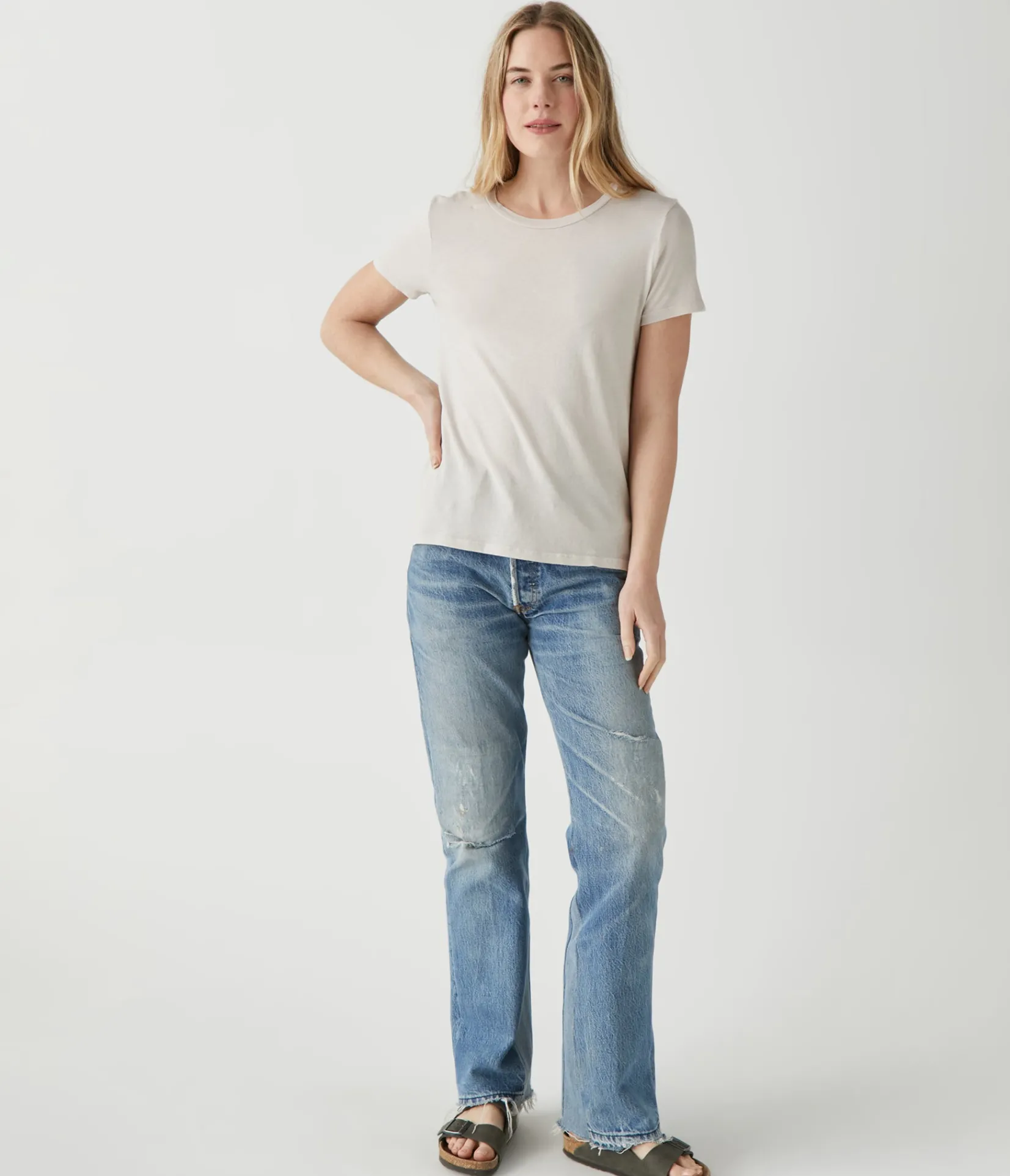 colleen_crew_neck_tee_25.webp Michael Stars Colleen Crew Neck Tee- T-Shirts