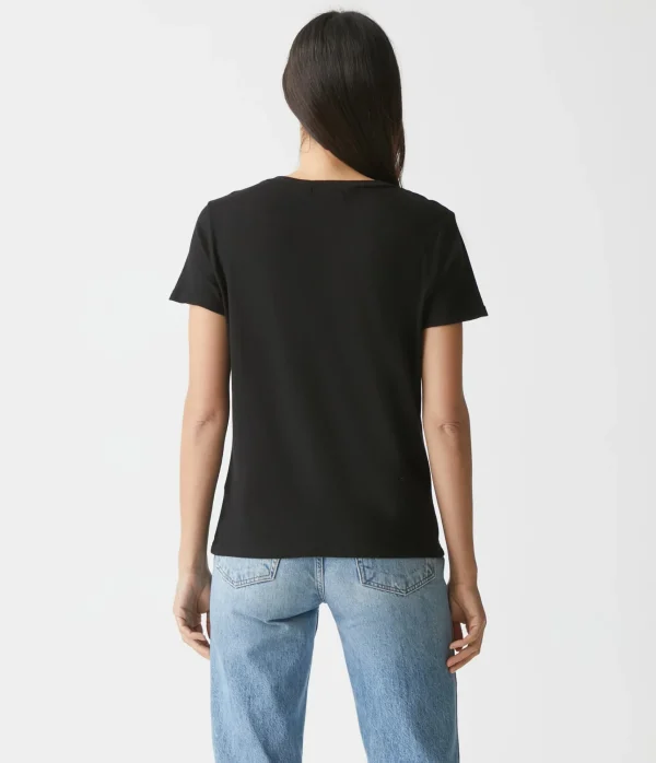 Michael Stars Colleen Crew Neck Tee- T-Shirts