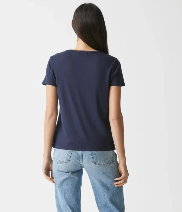Michael Stars Colleen Crew Neck Tee- T-Shirts