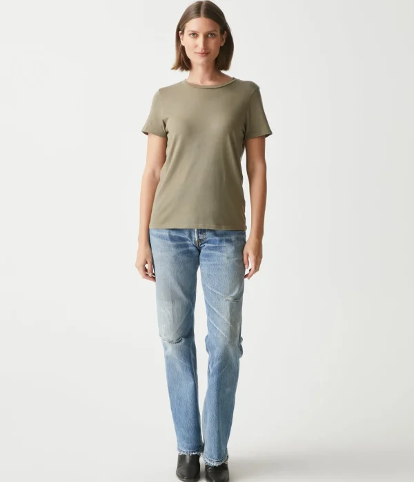 Michael Stars Colleen Crew Neck Tee- T-Shirts