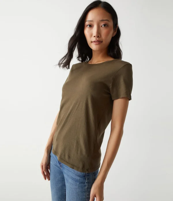 Michael Stars Colleen Crew Neck Tee- T-Shirts