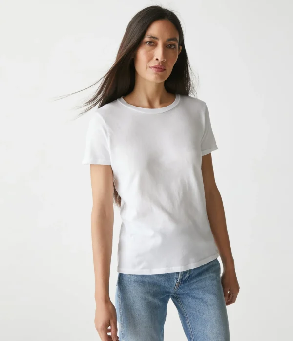 Michael Stars Colleen Crew Neck Tee- T-Shirts