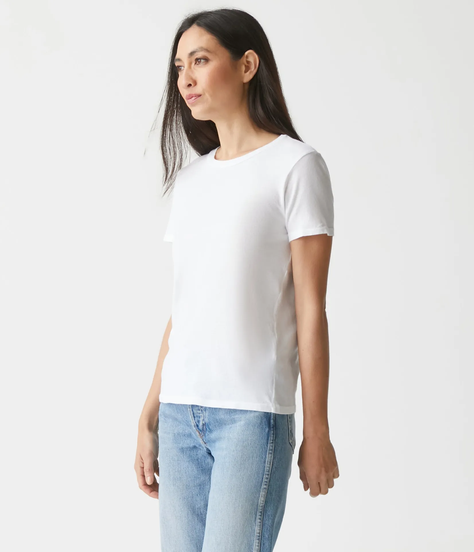 colleen_crew_neck_tee_6.webp Michael Stars Colleen Crew Neck Tee- T-Shirts