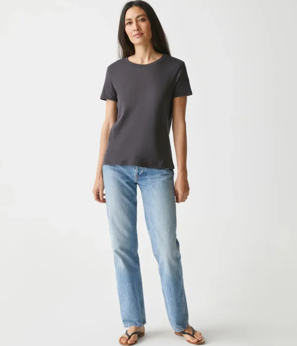 Michael Stars Colleen Crew Neck Tee- T-Shirts