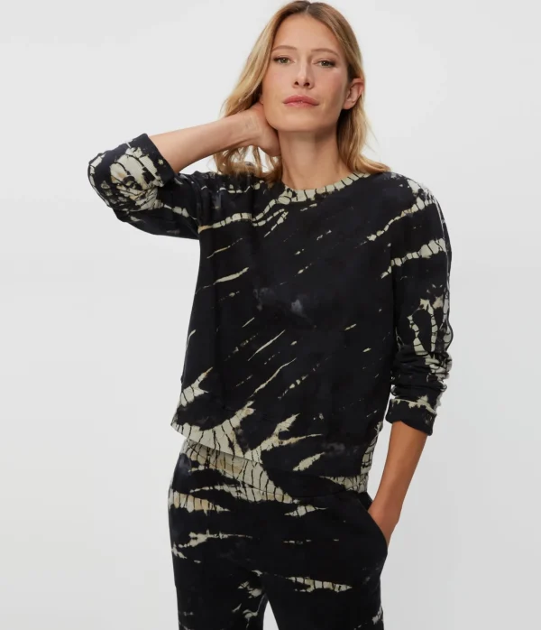 Michael Stars Comet Double Dye Pullover- Loungewear