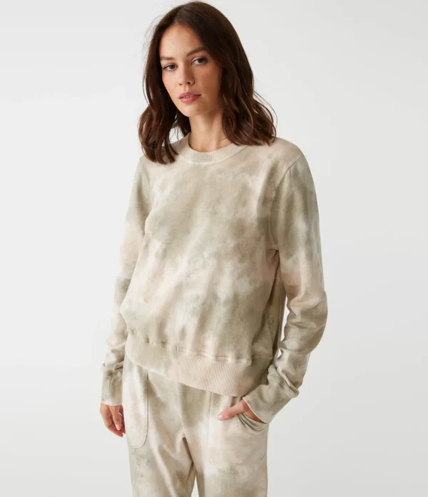 Michael Stars Comet Double Dye Pullover- Loungewear