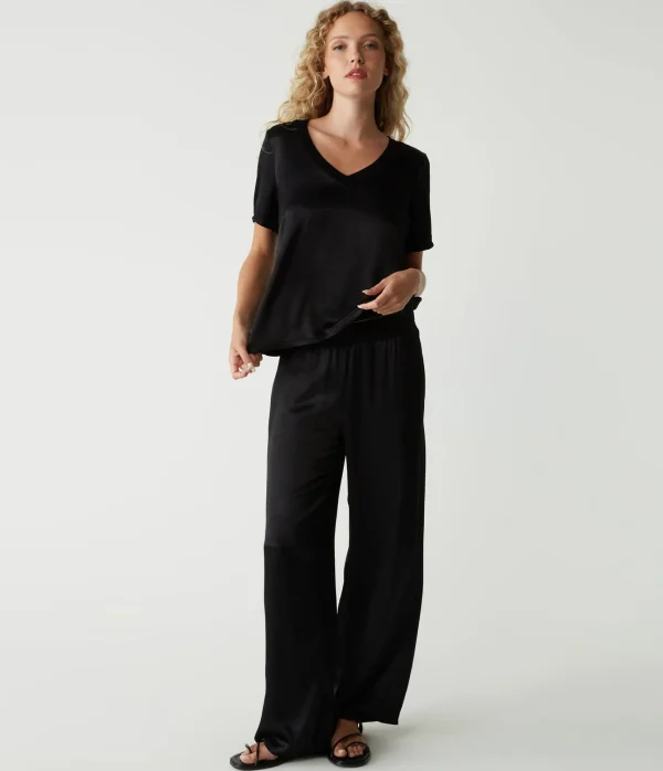 Michael Stars Cyrus Satin Pant- Pants, Shorts & Skirts