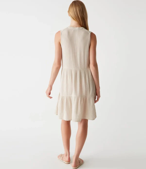 Michael Stars Daisy Gauze Dress- Dresses | Knee Length Dresses