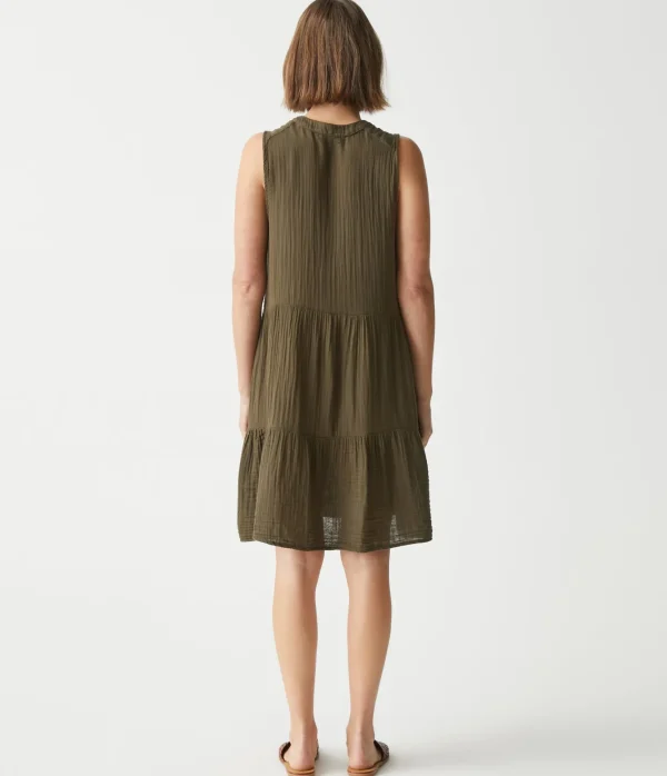 Michael Stars Daisy Gauze Dress- Dresses | Knee Length Dresses