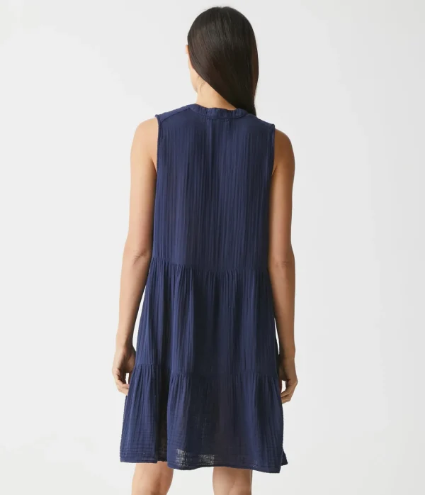 Michael Stars Daisy Gauze Dress- Dresses | Knee Length Dresses