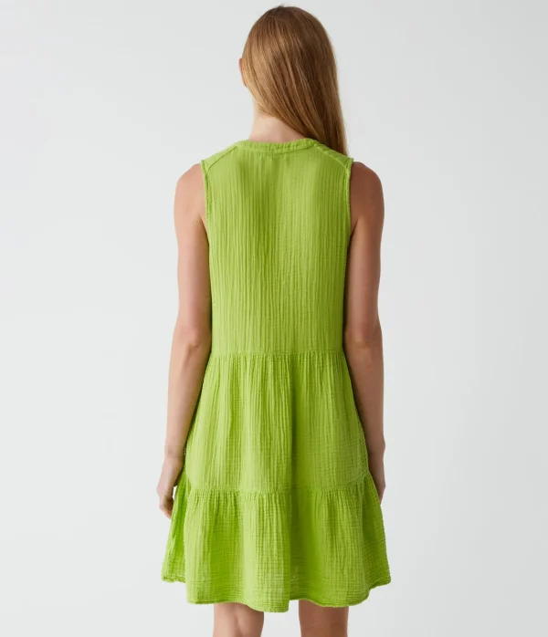 Michael Stars Daisy Gauze Dress- Dresses | Knee Length Dresses