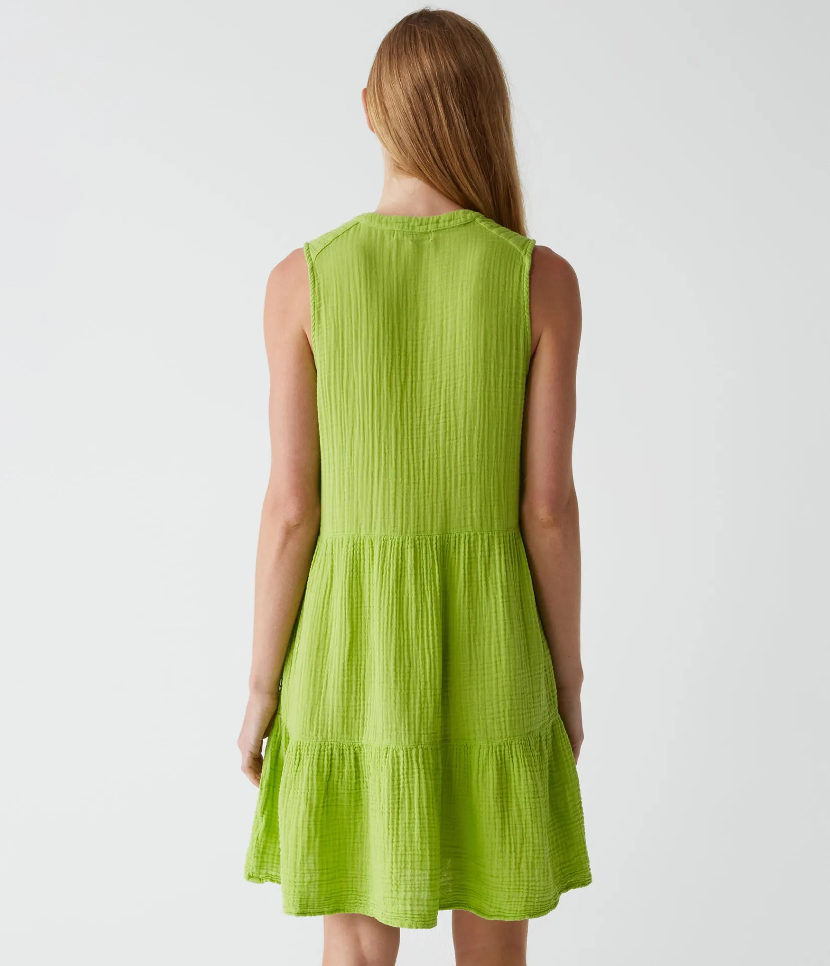 daisy_gauze_dress_32.webp Michael Stars Daisy Gauze Dress- Dresses | Knee Length Dresses