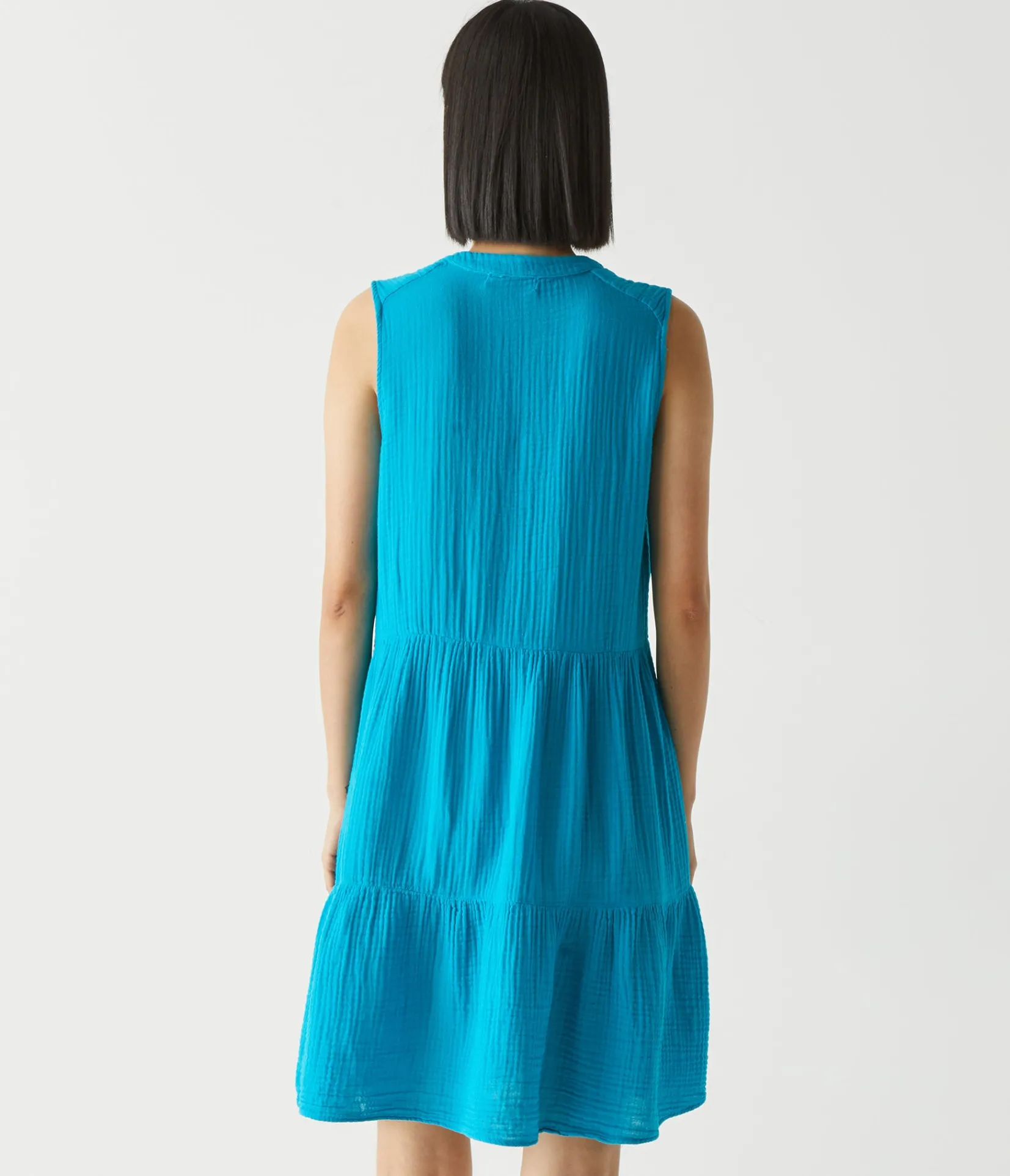 daisy_gauze_dress_36.webp Michael Stars Daisy Gauze Dress- Dresses | Knee Length Dresses