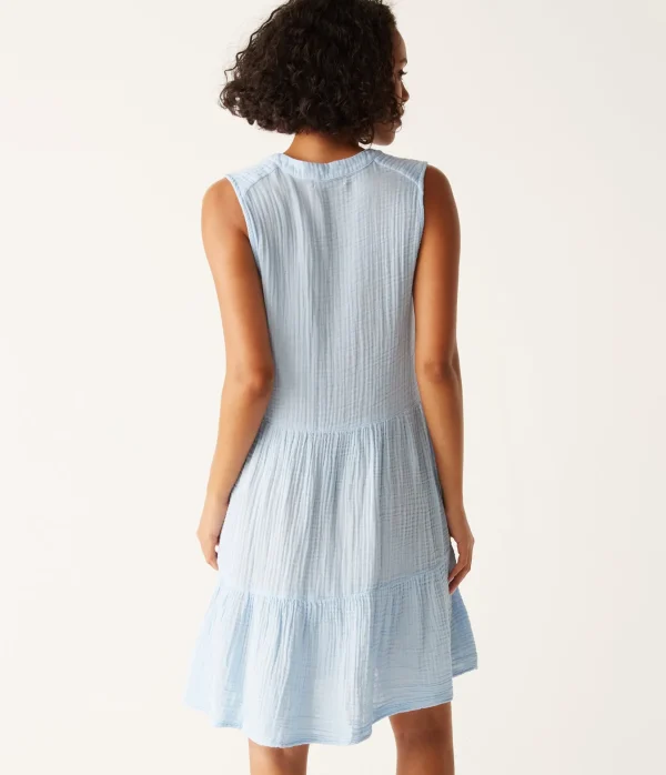 Michael Stars Daisy Gauze Dress- Dresses | Knee Length Dresses