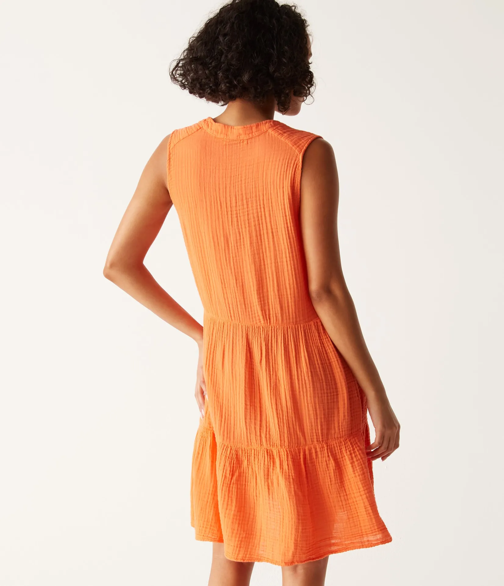 daisy_gauze_dress_48.webp Michael Stars Daisy Gauze Dress- Dresses | Knee Length Dresses