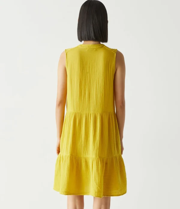 Michael Stars Daisy Gauze Dress- Dresses | Knee Length Dresses