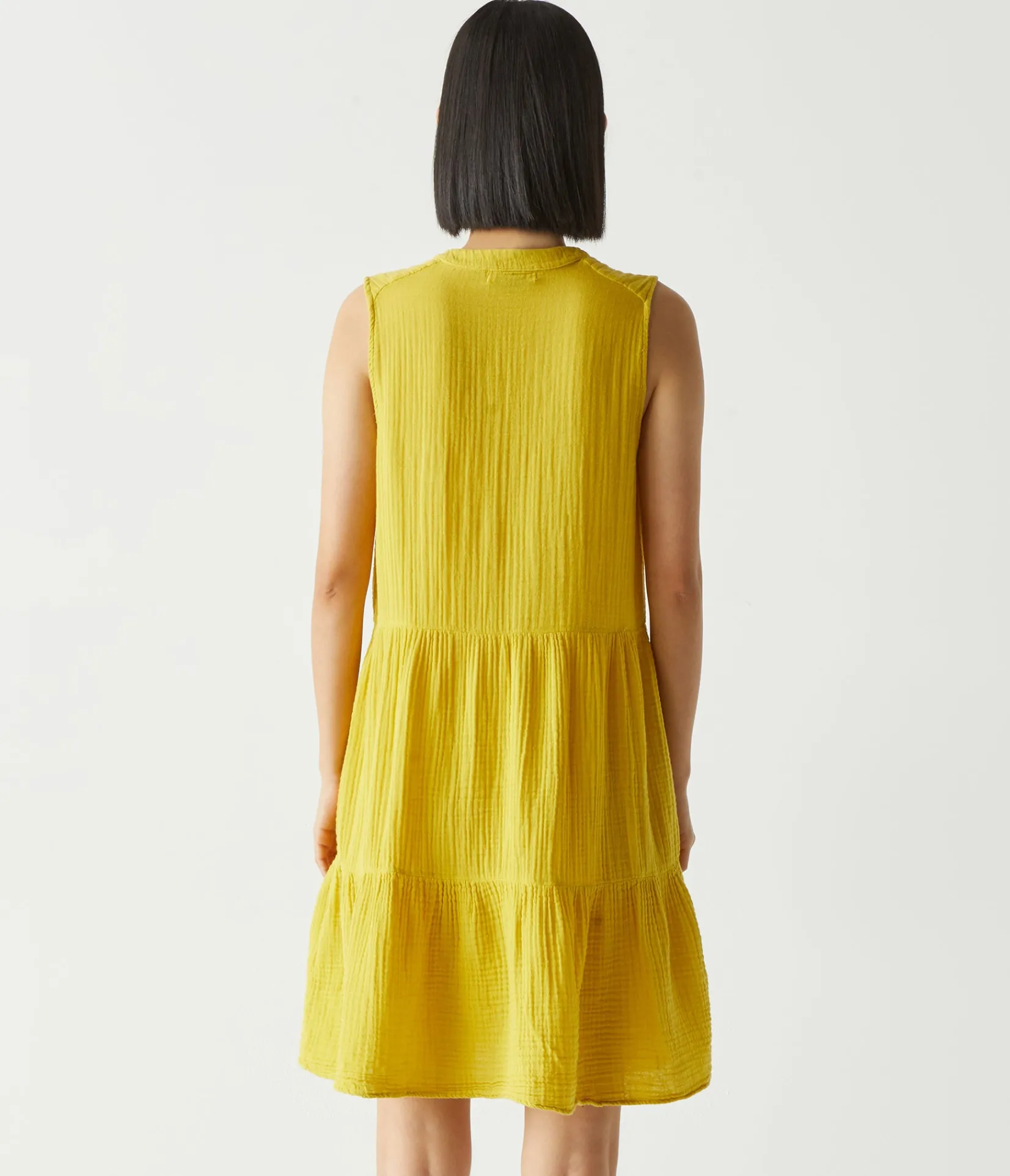 daisy_gauze_dress_76.webp Michael Stars Daisy Gauze Dress- Dresses | Knee Length Dresses
