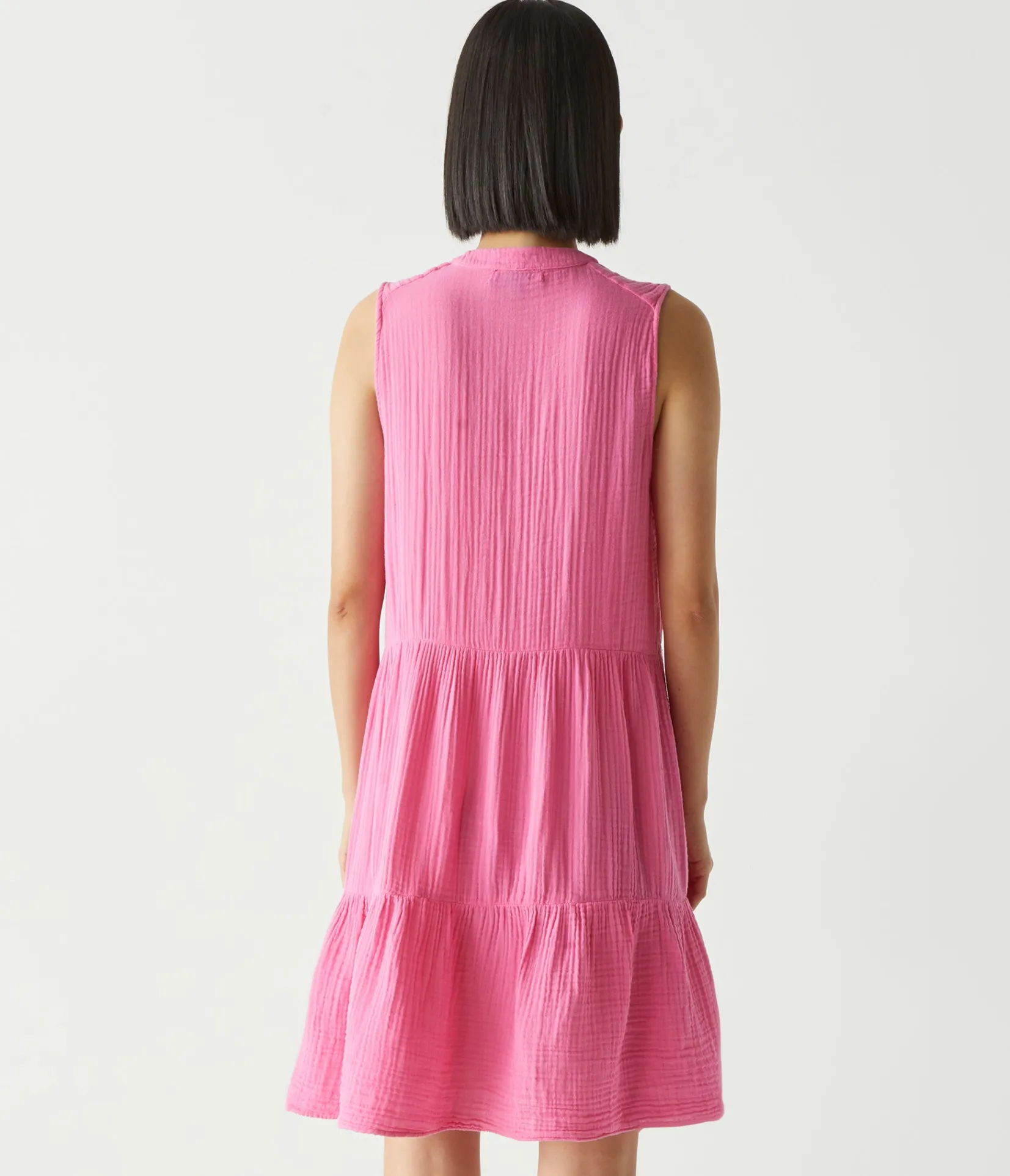 daisy_gauze_dress_80.webp Michael Stars Daisy Gauze Dress- Dresses | Knee Length Dresses