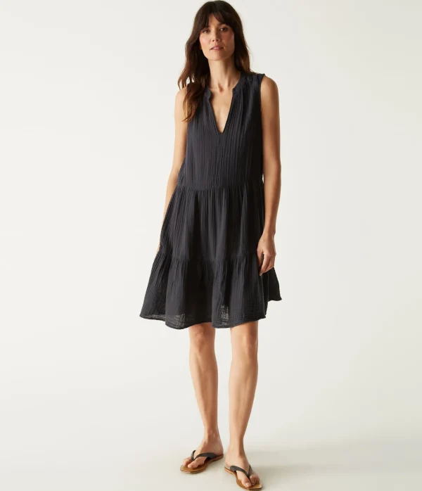 Michael Stars Daisy Gauze Dress- Dresses | Knee Length Dresses