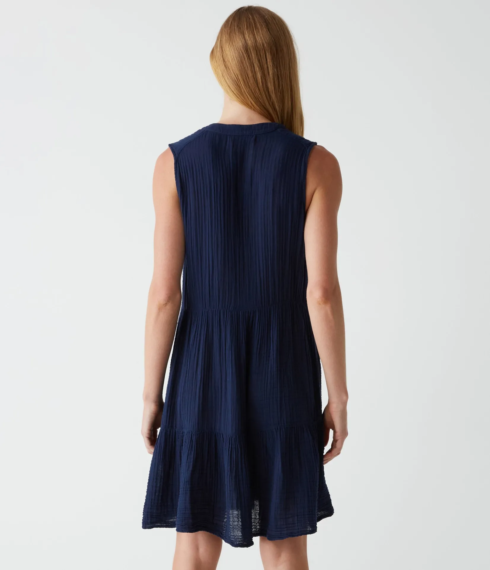 daisy_gauze_dress_88.webp Michael Stars Daisy Gauze Dress- Dresses | Knee Length Dresses
