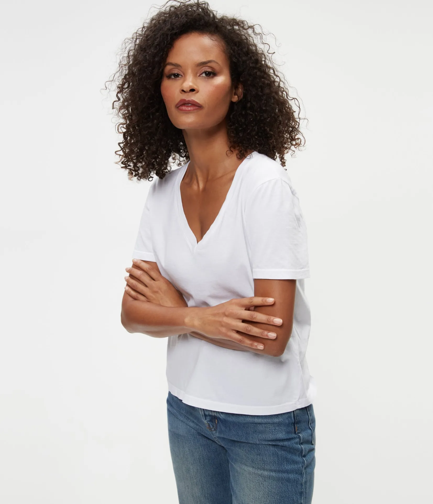 daria_vneck_tee_12.webp Michael Stars Daria V-Neck Tee- T-Shirts | Daily T-Shirts