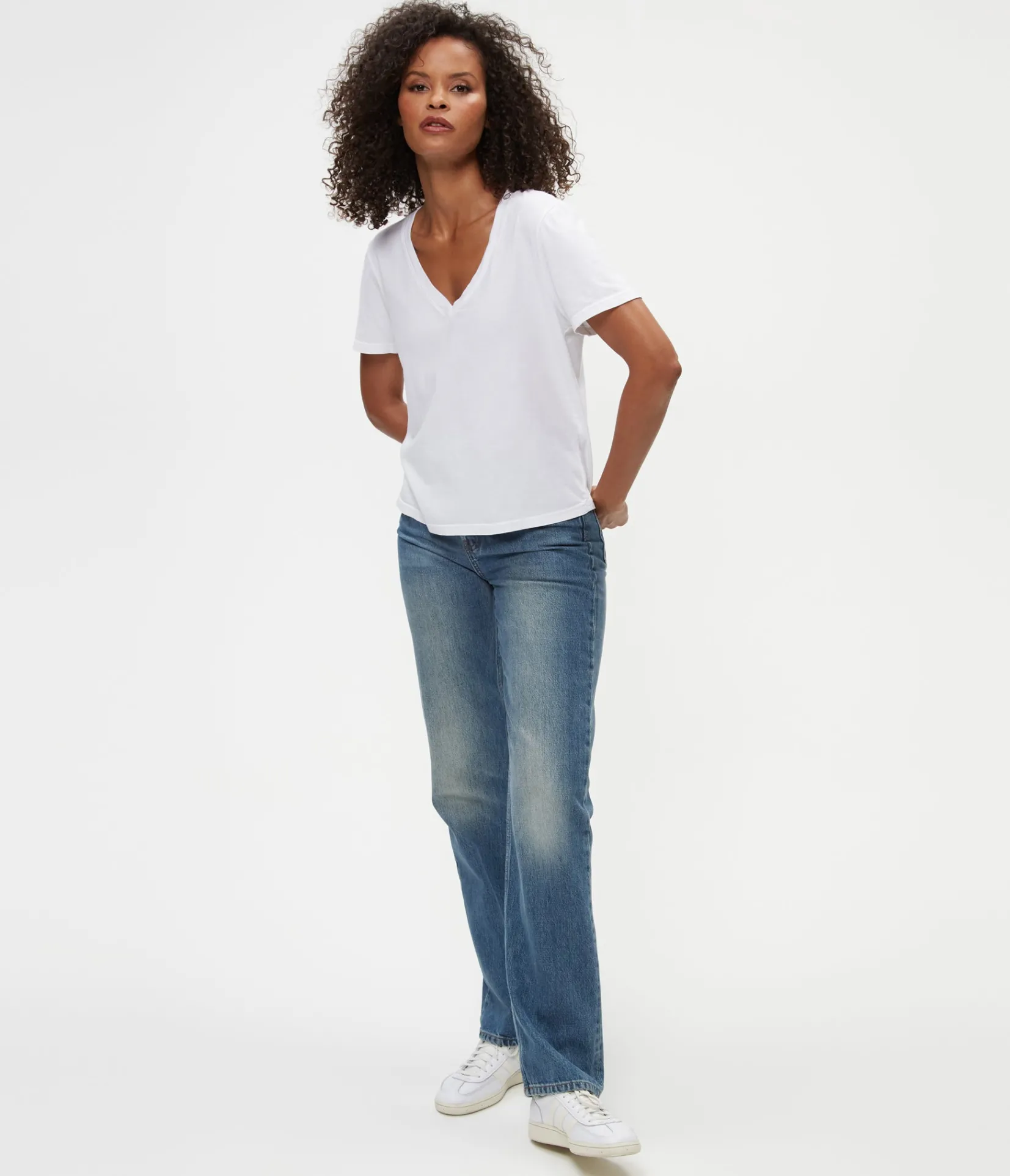 daria_vneck_tee_13.webp Michael Stars Daria V-Neck Tee- T-Shirts | Daily T-Shirts