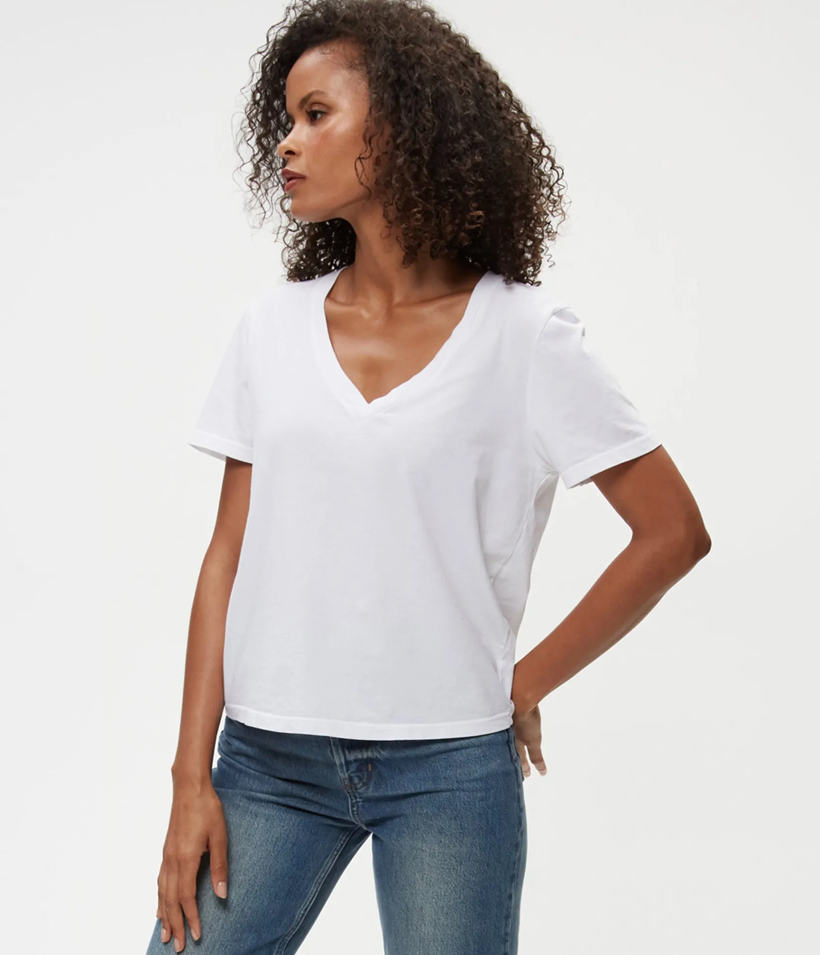 daria_vneck_tee_14.webp Michael Stars Daria V-Neck Tee- T-Shirts | Daily T-Shirts