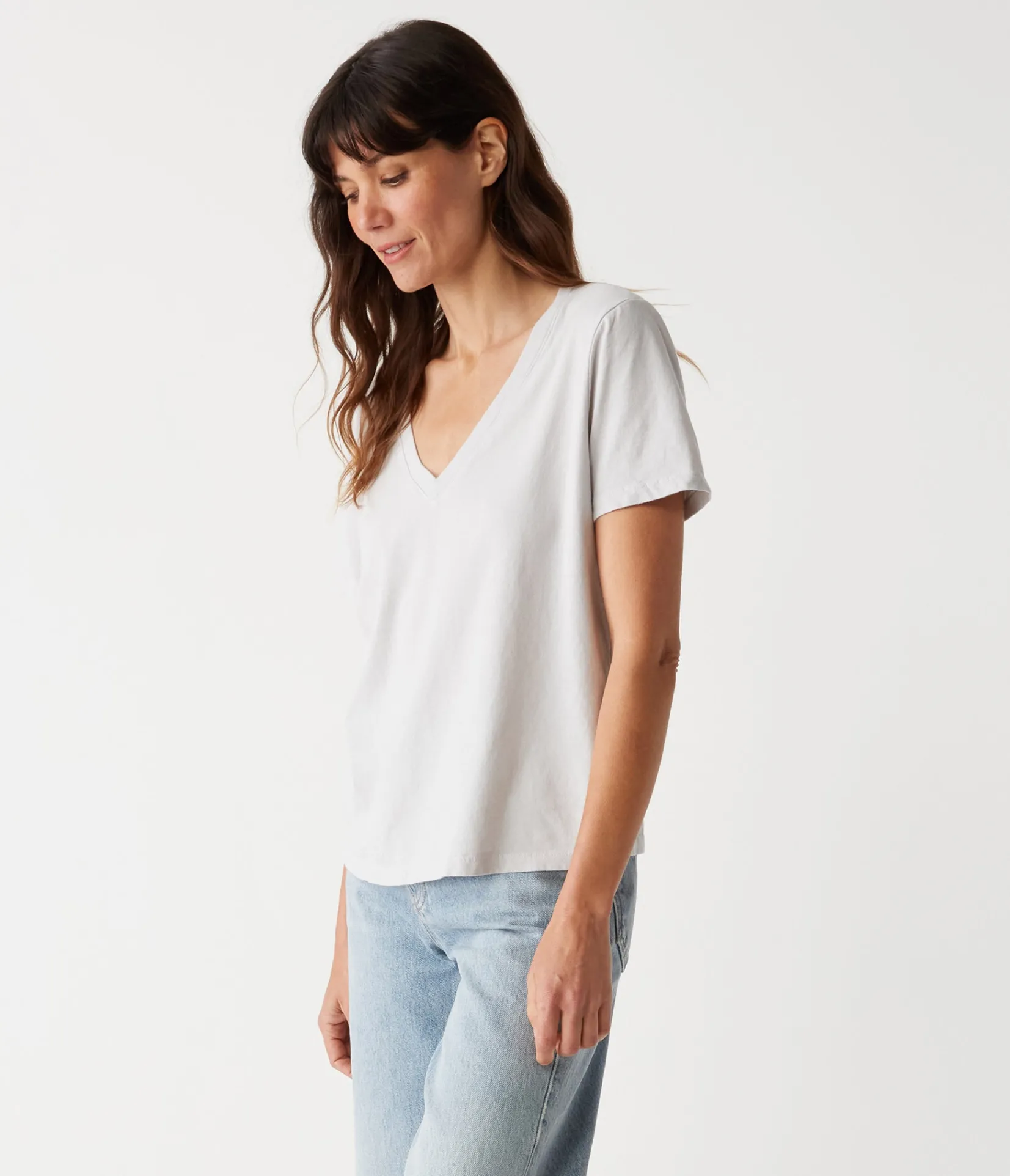 daria_vneck_tee_18.webp Michael Stars Daria V-Neck Tee- T-Shirts | Daily T-Shirts