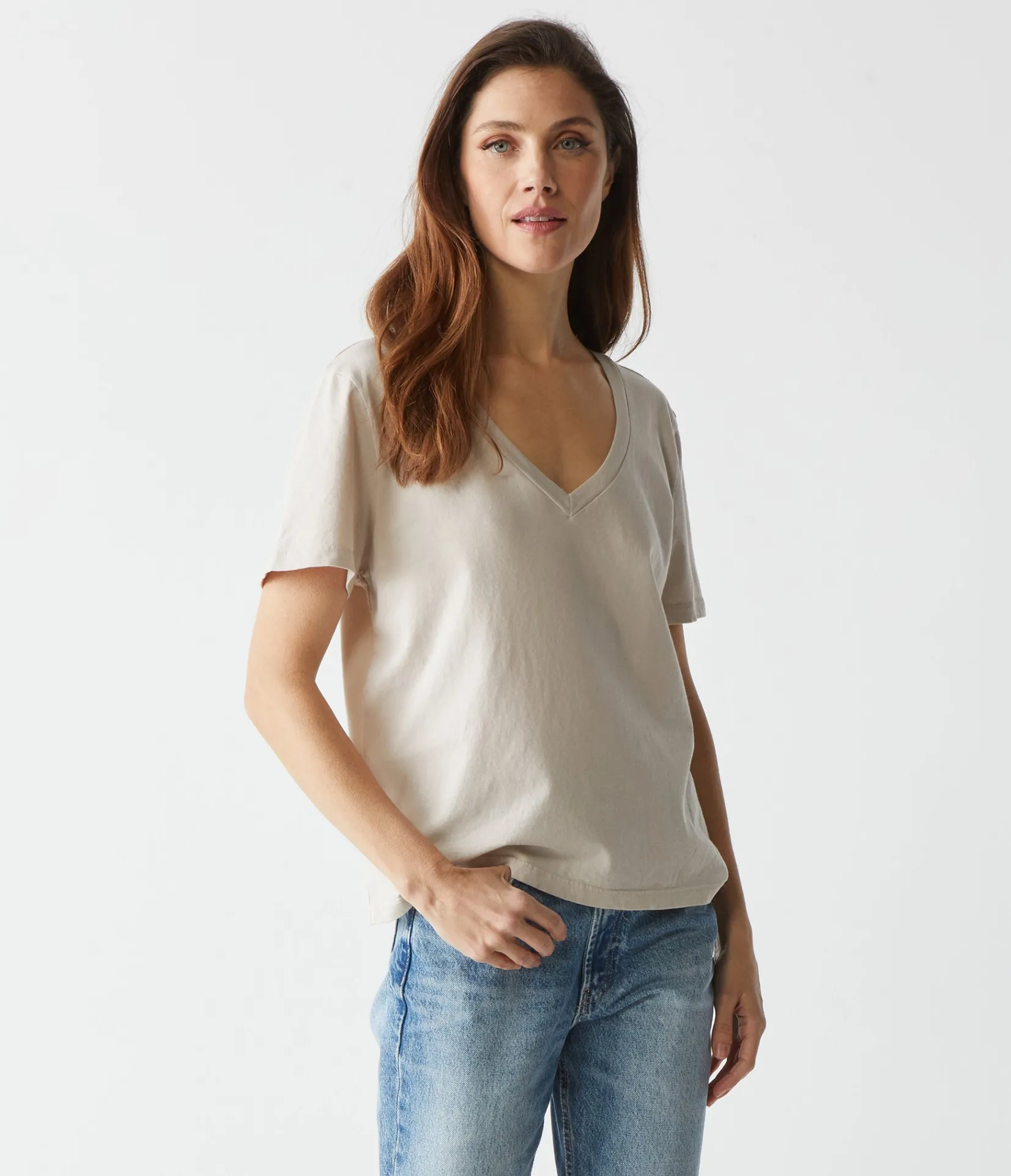daria_vneck_tee_6.webp Michael Stars Daria V-Neck Tee- T-Shirts | Daily T-Shirts