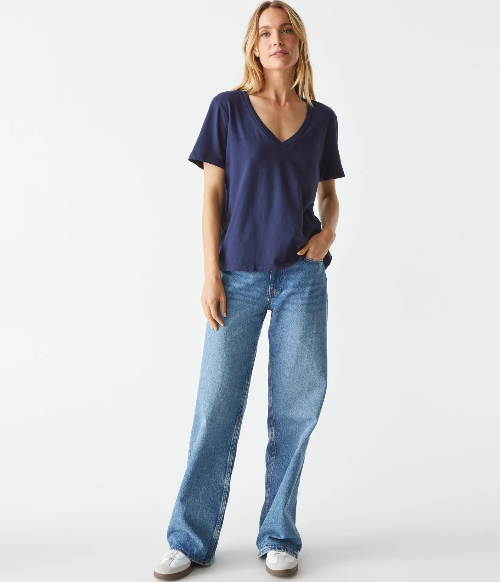 daria_vneck_tee_9.webp Michael Stars Daria V-Neck Tee- T-Shirts | Daily T-Shirts