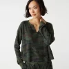 Michael Stars Delia Camo Thermal- T-Shirts | Loungewear