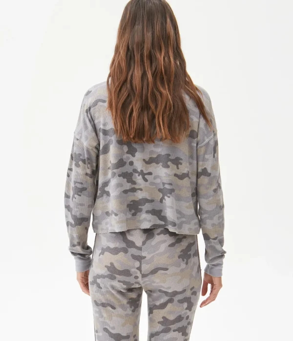 Michael Stars Delia Camo Thermal- T-Shirts | Loungewear